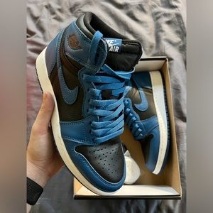 SOLD - Nike Marina Blue Jordan 1 High